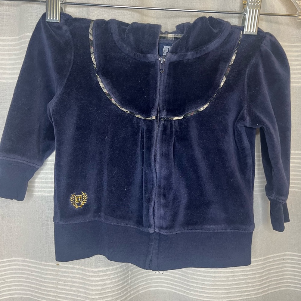 Baby girl Chaps by Ralph Lauren hoodie and pants size 18 months